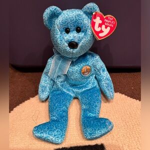 Ty Beanie Baby Bear - Classy